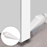 Maxbell Portable Door Stopper Anti Collision Anti Slip Ornament Living Room Gift White