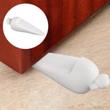 Maxbell Portable Door Stopper Anti Collision Anti Slip Ornament Living Room Gift White