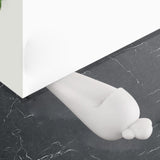 Maxbell Portable Door Stopper Anti Collision Anti Slip Ornament Living Room Gift White