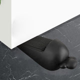 Maxbell Portable Door Stopper Anti Collision Anti Slip Ornament Living Room Gift Black