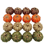 Maxbell Artificial Pumpkin Decorative Lifelike Craft for Table Thanksgiving Decor 8 Without Plaid