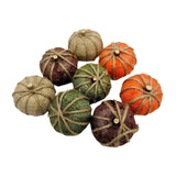 Maxbell Artificial Pumpkin Decorative Lifelike Craft for Table Thanksgiving Decor 8 Without Plaid