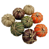 Maxbell Artificial Pumpkin Decorative Lifelike Craft for Table Thanksgiving Decor 8 Without Plaid
