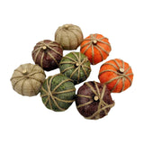 Maxbell Artificial Pumpkin Decorative Lifelike Craft for Table Thanksgiving Decor 8 Without Plaid