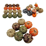 Maxbell Artificial Pumpkin Decorative Lifelike Craft for Table Thanksgiving Decor 8 Without Plaid