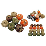 Maxbell Artificial Pumpkin Decorative Lifelike Craft for Table Thanksgiving Decor 8 Without Plaid
