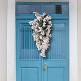 Maxbell Mini Christmas Tree Wreath Wall Hanging Gift Winter Door Window Snow Outdoor