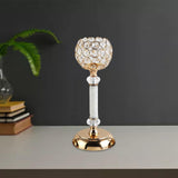Maxbell Candle Holder Candlestick Tealight Holder Stand Sculpture for Centerpieces Medium