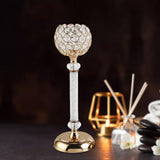 Maxbell Candle Holder Candlestick Tealight Holder Stand Sculpture for Centerpieces Large
