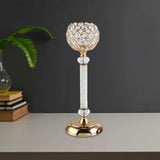 Maxbell Candle Holder Candlestick Tealight Holder Stand Sculpture for Centerpieces Large