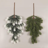 Maxbell Christmas Branches Artificial Picks Greenery Branch for Winter Garden Decor Green