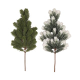 Maxbell Christmas Branches Artificial Picks Greenery Branch for Winter Garden Decor Green