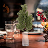 Maxbell Christmas Branches Artificial Picks Greenery Branch for Winter Garden Decor Green