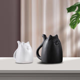 Maxbell Modern Cat Figures Sculpture Statue for Bookshelf Cabinet Decorations white