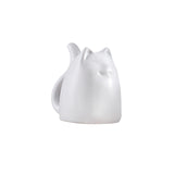 Maxbell Modern Cat Figures Sculpture Statue for Bookshelf Cabinet Decorations white