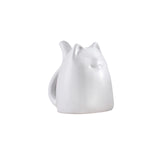Maxbell Modern Cat Figures Sculpture Statue for Bookshelf Cabinet Decorations white