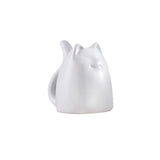 Maxbell Modern Cat Figures Sculpture Statue for Bookshelf Cabinet Decorations white