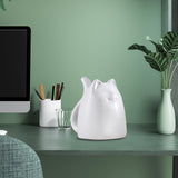 Maxbell Modern Cat Figures Sculpture Statue for Bookshelf Cabinet Decorations white