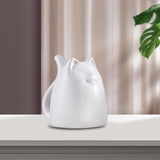 Maxbell Modern Cat Figures Sculpture Statue for Bookshelf Cabinet Decorations white