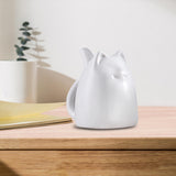 Maxbell Modern Cat Figures Sculpture Statue for Bookshelf Cabinet Decorations white