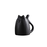 Maxbell Modern Cat Figures Sculpture Statue for Bookshelf Cabinet Decorations black