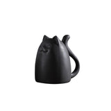 Maxbell Modern Cat Figures Sculpture Statue for Bookshelf Cabinet Decorations black