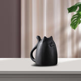 Maxbell Modern Cat Figures Sculpture Statue for Bookshelf Cabinet Decorations black