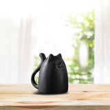 Maxbell Modern Cat Figures Sculpture Statue for Bookshelf Cabinet Decorations black
