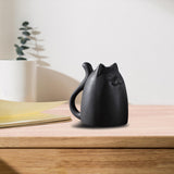Maxbell Modern Cat Figures Sculpture Statue for Bookshelf Cabinet Decorations black