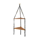 Maxbell Macrame Hanging Shelves Bookshelf Bedroom Photos Wood Floating Storage Shelf