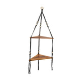 Maxbell Macrame Hanging Shelves Bookshelf Bedroom Photos Wood Floating Storage Shelf