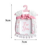 Maxbell Resin Photo Frame Newborn Picture Display Holder for Bedroom Decor Pink