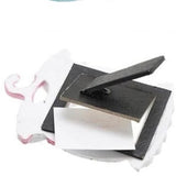 Maxbell Resin Photo Frame Newborn Picture Display Holder for Bedroom Decor Pink