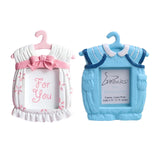 Maxbell Resin Photo Frame Newborn Picture Display Holder for Bedroom Decor Pink