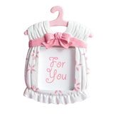 Maxbell Resin Photo Frame Newborn Picture Display Holder for Bedroom Decor Pink