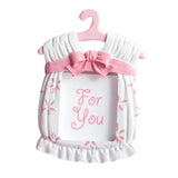 Maxbell Resin Photo Frame Newborn Picture Display Holder for Bedroom Decor Pink