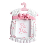 Maxbell Resin Photo Frame Newborn Picture Display Holder for Bedroom Decor Pink