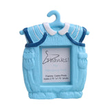 Maxbell Resin Photo Frame Newborn Picture Display Holder for Bedroom Decor Blue