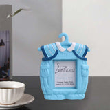 Maxbell Resin Photo Frame Newborn Picture Display Holder for Bedroom Decor Blue