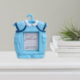 Maxbell Resin Photo Frame Newborn Picture Display Holder for Bedroom Decor Blue