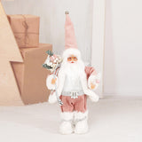 Maxbell Santa Claus Figurine Christmas Doll for Celebration Living Room Kids Gift