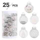Maxbell 25 Pieces Christmas Ball Ornaments Hanging Decorations for Thanksgiving
