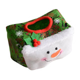 Maxbell Creative Christmas Tissue Box Napkin for Bedroom Desktop Vanity Tops Hotel Green