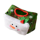 Maxbell Creative Christmas Tissue Box Napkin for Bedroom Desktop Vanity Tops Hotel Green