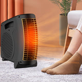 Maxbell Heating Machine Portable Thermostat Desktop Winter for Office Bedroom black