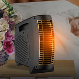 Maxbell Heating Machine Portable Thermostat Desktop Winter for Office Bedroom black