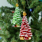 Maxbell 2Pcs Small tree Pendant Miniature Figurines Collectible Statue