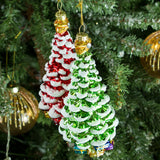 Maxbell 2Pcs Small tree Pendant Miniature Figurines Collectible Statue