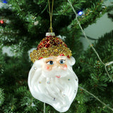 Maxbell 2Pcs Pendant Door Festival Holiday Gift Tag Christmas Santa Hanging Ornament