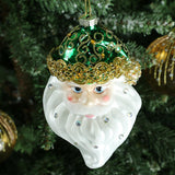 Maxbell 2Pcs Pendant Door Festival Holiday Gift Tag Christmas Santa Hanging Ornament